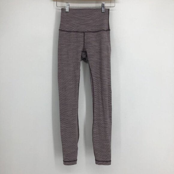 Lululemon Wee Are From Space Frosted Mulberry Wunder Under High-Rise Tight 25" 2 - Picture 2 of 14